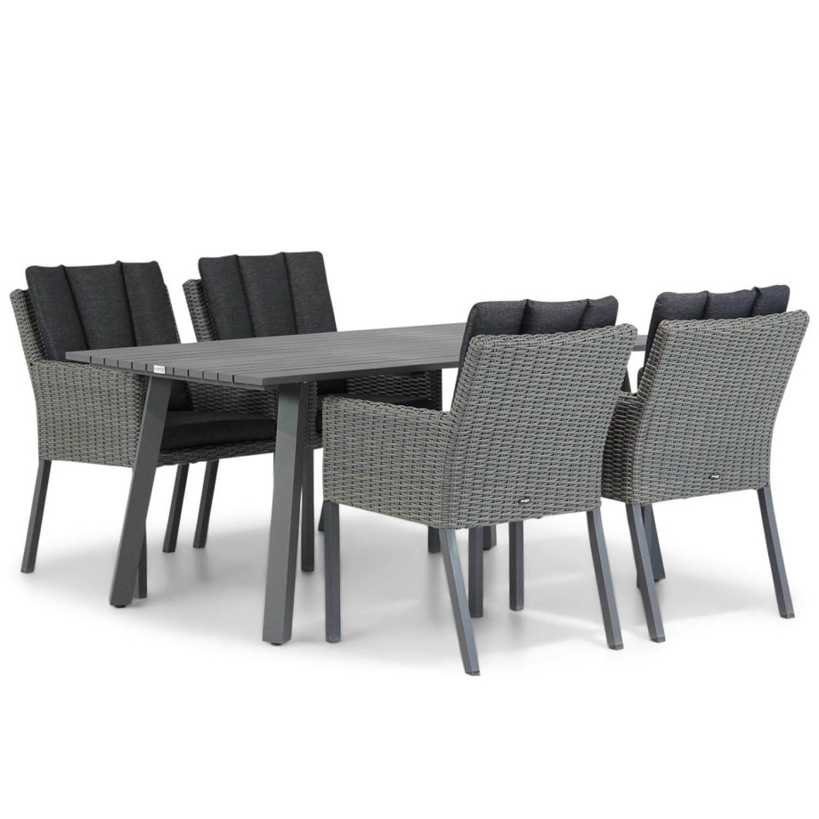 Garden Collections Oxbow/Villagio 170 cm dining tuinset 5-delig afbeelding 1