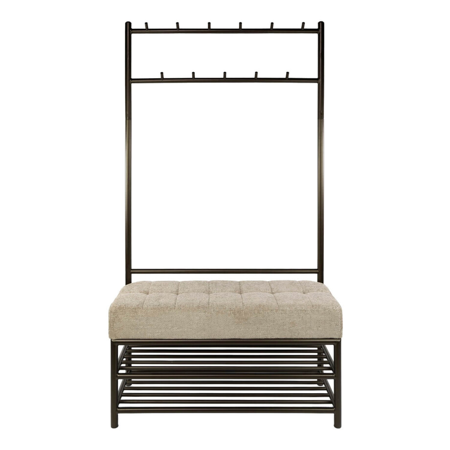 Garderobebank Luno 100 cm Drift brown afbeelding 1