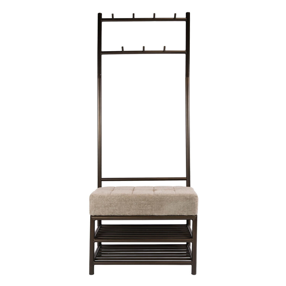 Garderobebank Luno 70 cm Drift brown afbeelding 1