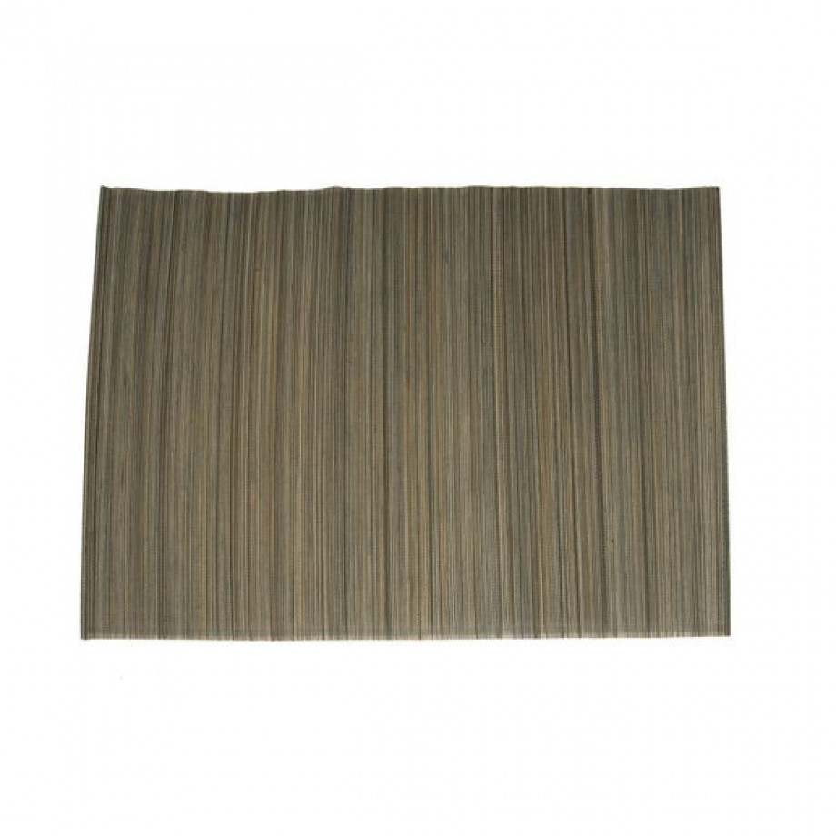 Placemat, bamboe, grijs, 33 x 47 cm afbeelding 