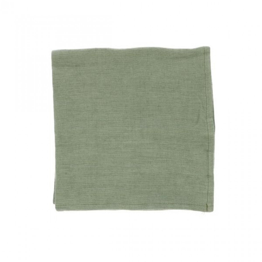 Servet, linnen, groen afbeelding 