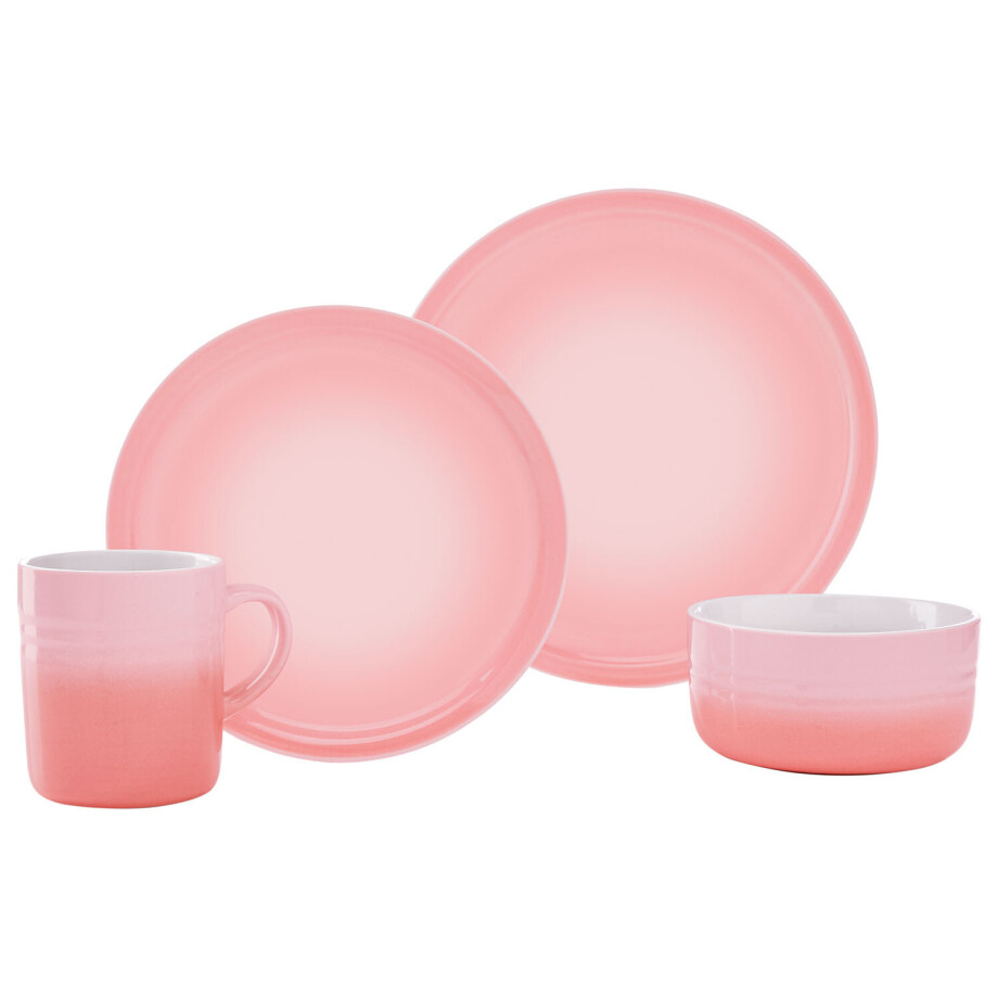 ERNESTO Combiservies, 24-delig, porselein (Lichtroze) ERNESTO Combiservies, 24-delig, porselein (Lichtroze) afbeelding 1