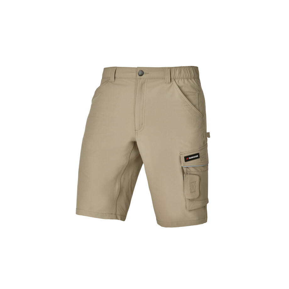PARKSIDE Korte heren werkbroek (Beige, 54) afbeelding 1