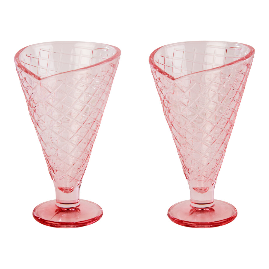 LIVARNO home Schaaltjes of ijscoupes (wafelvorm/roze) afbeelding 1