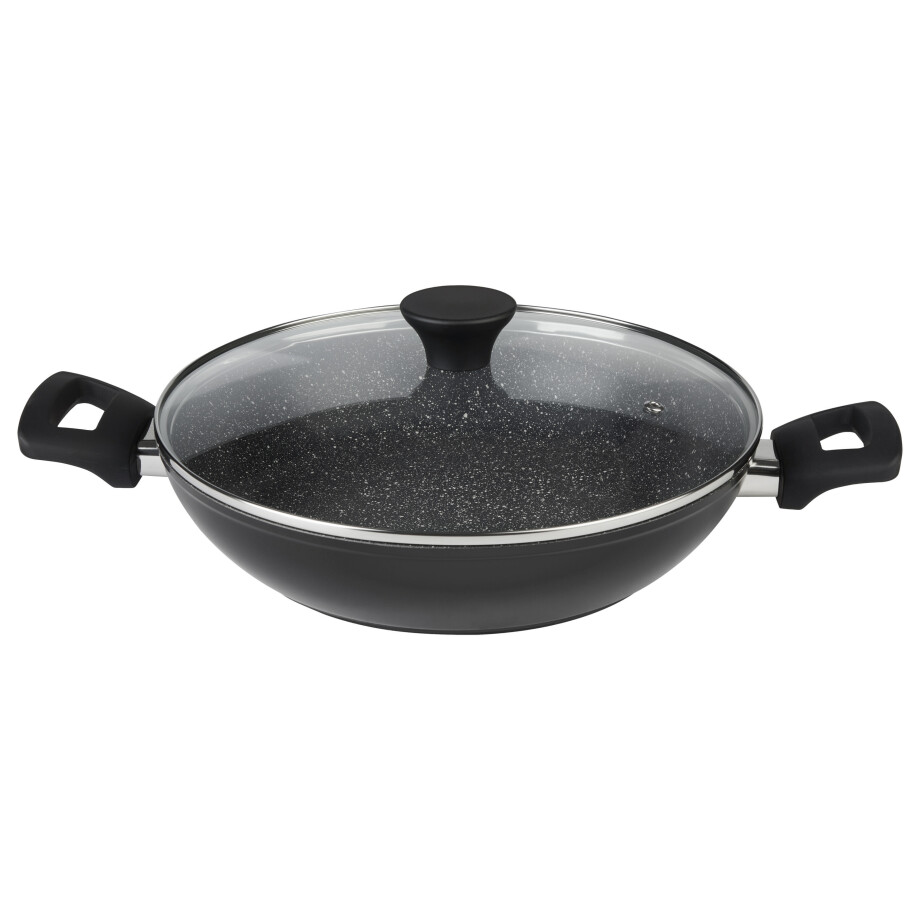 SILVERCREST Serveerpan Ø28 cm (Zwart) SILVERCREST Serveerpan Ø28 cm (Zwart) afbeelding 1