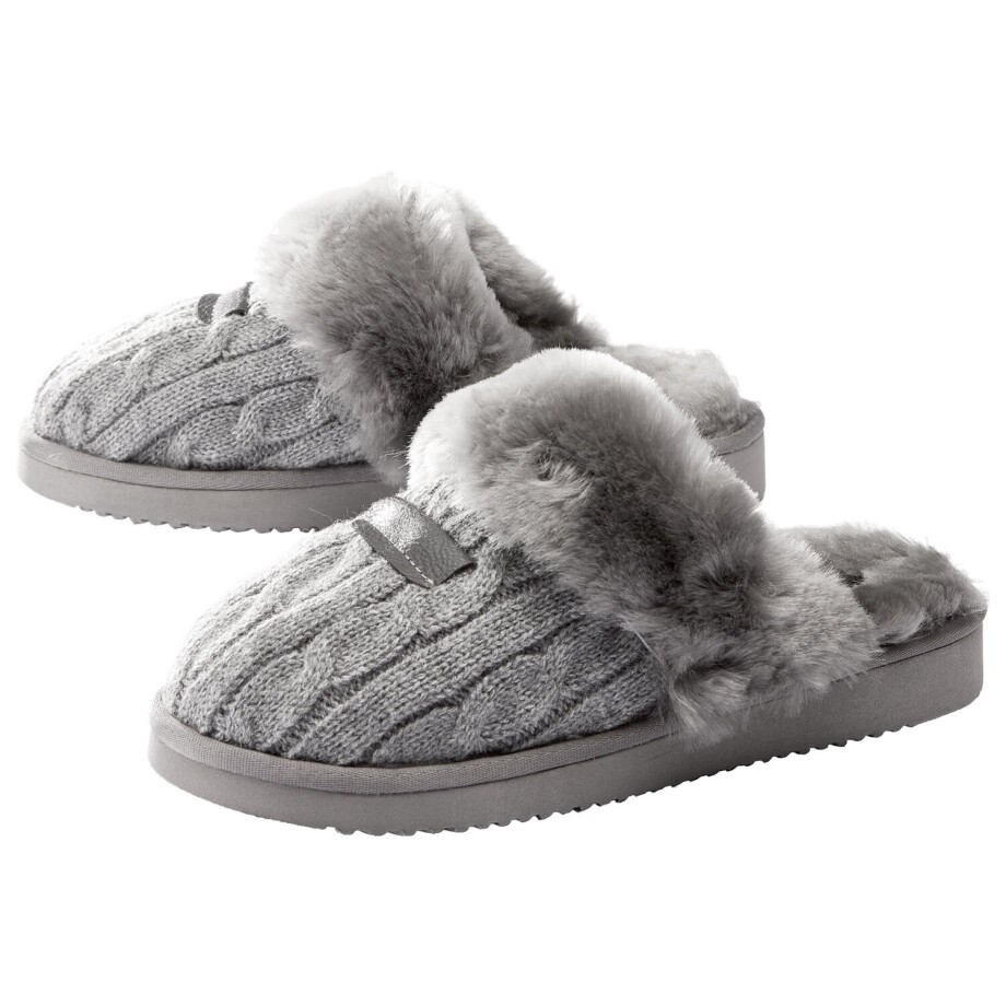 esmara Damespantoffels (37, Grijs) esmara Damespantoffels (37, Grijs) afbeelding 1