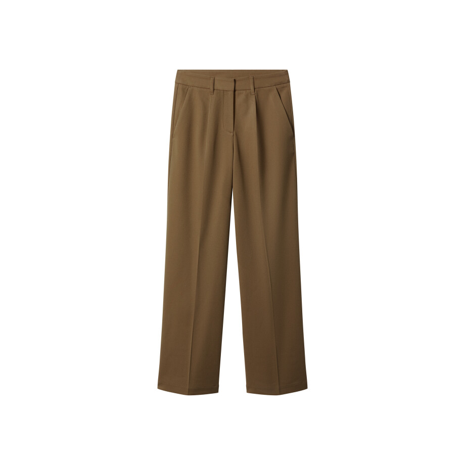 esmara Dames broek - Wide leg (Olijfgroen, 34) afbeelding 1