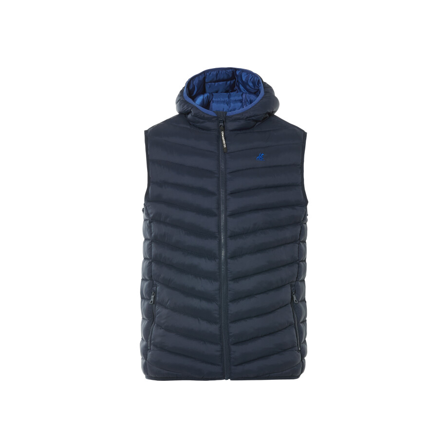 LIVERGY Gewatteerde heren bodywarmer (Marineblauw, M) afbeelding 1