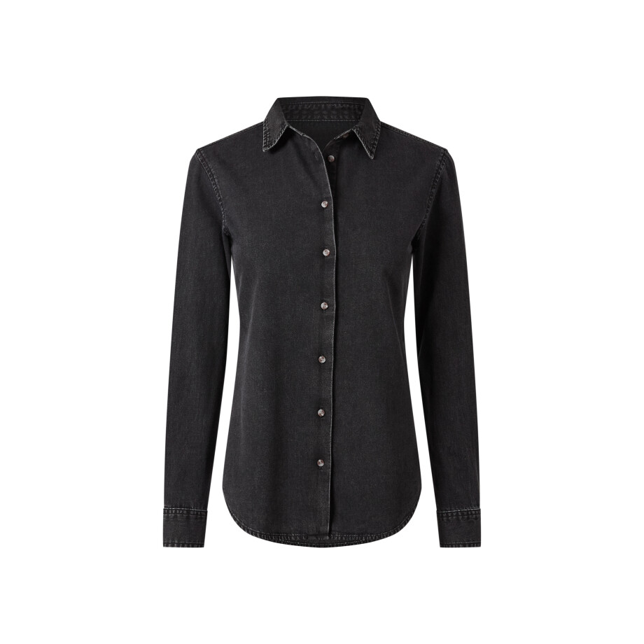 esmara Denim dames blouse (Zwart, 38) afbeelding 1