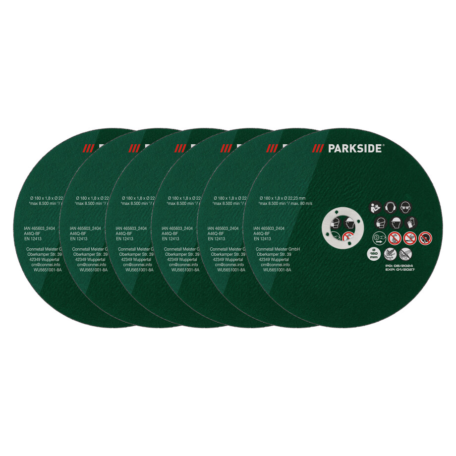 PARKSIDE Slijpschijven (RVS) afbeelding 