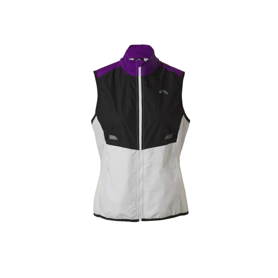 CRIVIT Dames sportbodywarmer (Wit/lila, L (44/46)) CRIVIT Dames sportbodywarmer (Wit/lila, L (44/46)) afbeelding 1