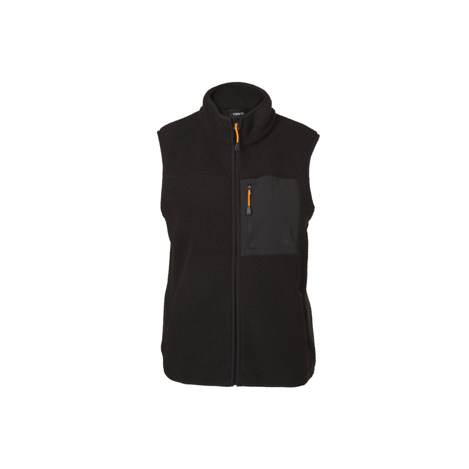 CRIVIT Dames sherpa bodywarmer (zwart, M (40/42)) afbeelding 1