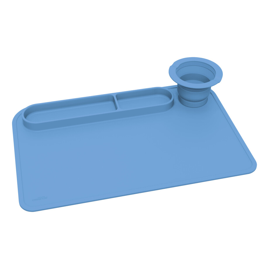 crelando Schilderblad met kwastenhouder (Blauw) crelando Schilderblad met kwastenhouder (Blauw) afbeelding 1