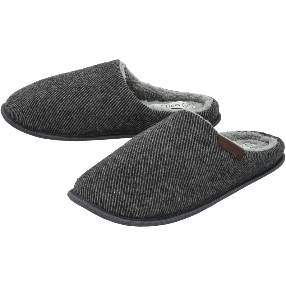 esmara Heren pantoffels (Grijs, 40) esmara Heren pantoffels (Grijs, 40) afbeelding 1