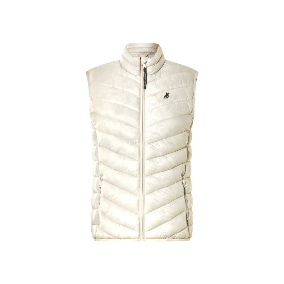 esmara Dames gewatteerd vest (Beige, XS (32/34)) afbeelding 1