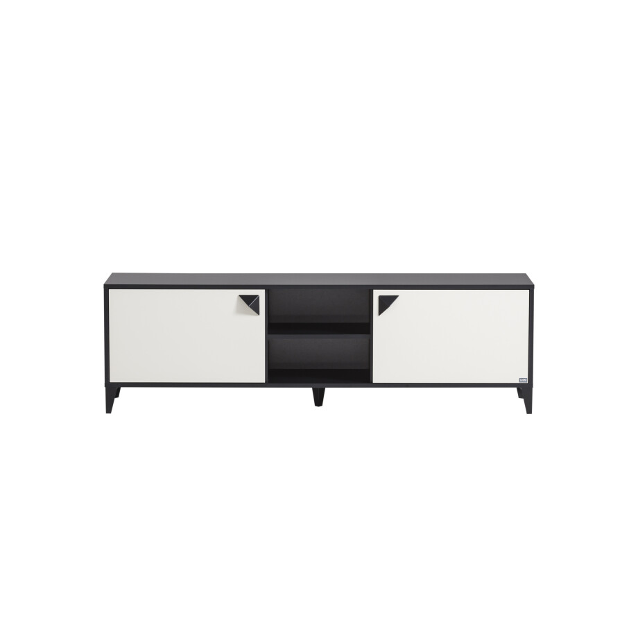 Schildmeyer TV-meubel Looks Classic (zwart mat beige) Schildmeyer TV-meubel Looks Classic (zwart mat beige) afbeelding 1