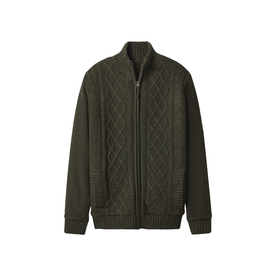 esmara Men Gebreid heren vest (Olijfgroen, XL) esmara Men Gebreid heren vest (Olijfgroen, XL) afbeelding 1