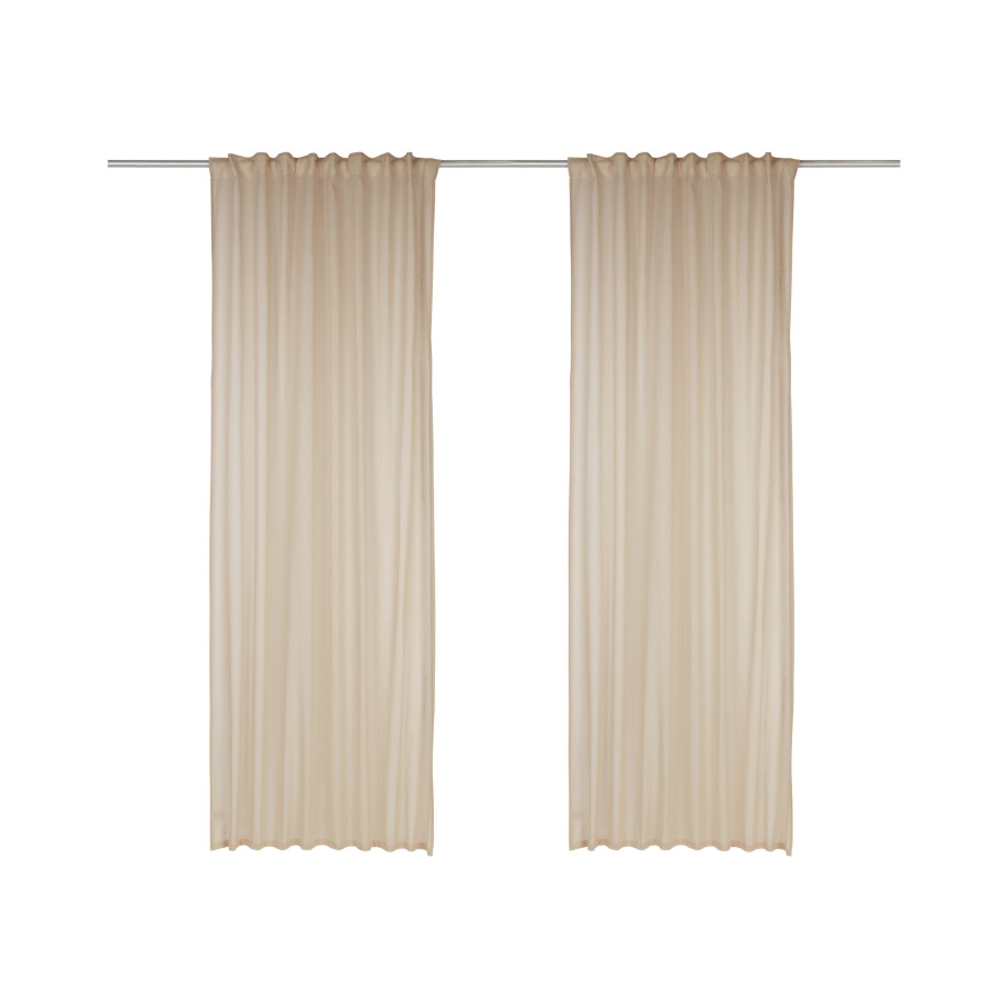 LIVARNO home Gordijnen (Beige) afbeelding 1