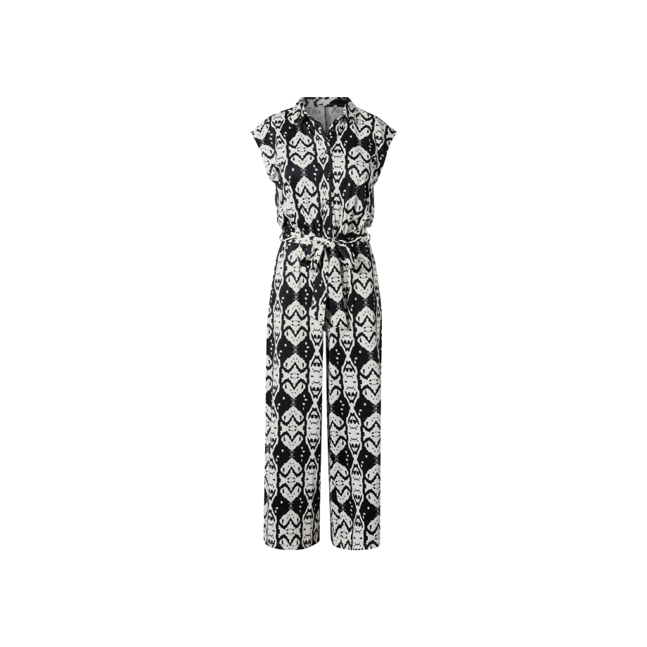 esmara Dames jumpsuit (Zwart/wit, S (36/38)) esmara Dames jumpsuit (Zwart/wit, S (36/38)) afbeelding 1