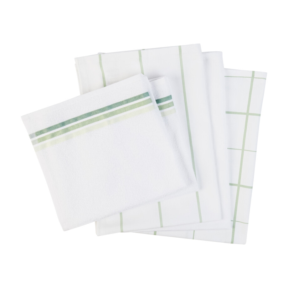LIVARNO home Keukendoekenset (Groen) afbeelding 1