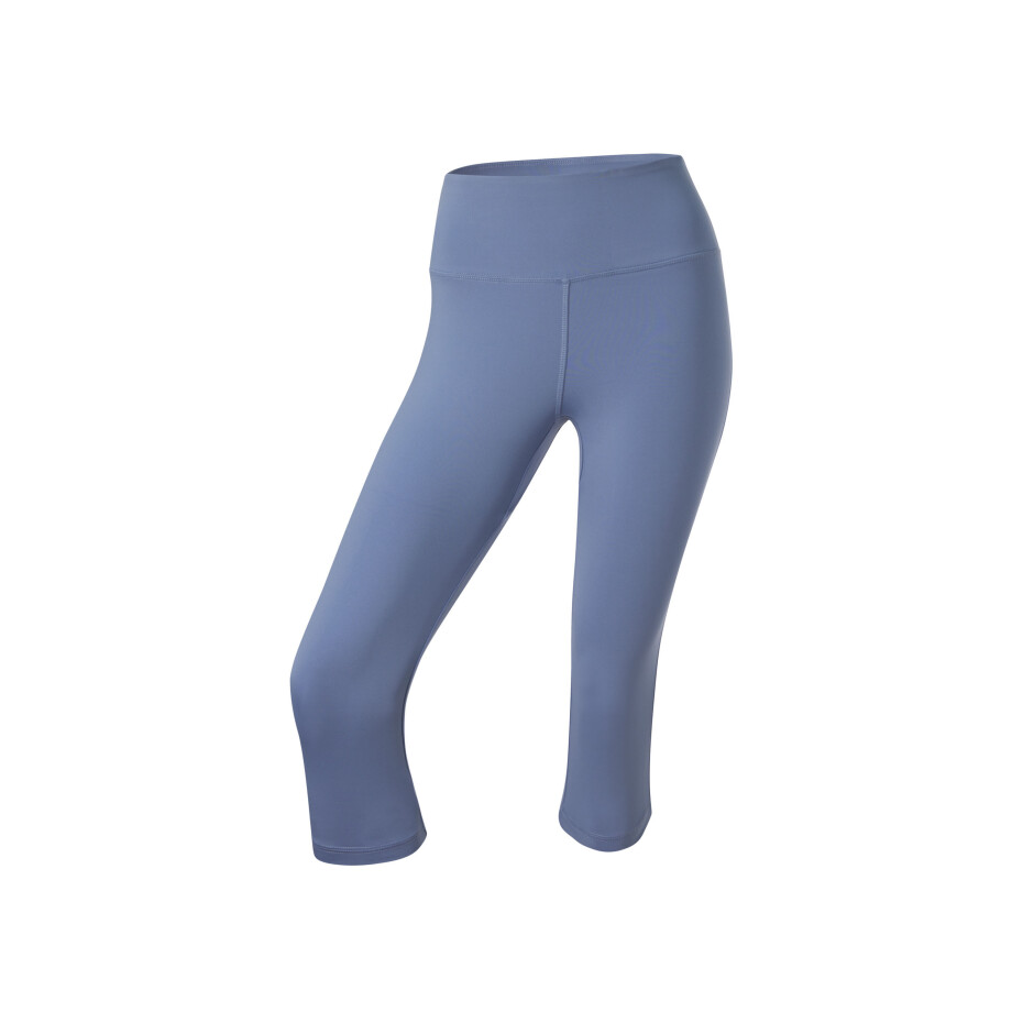 CRIVIT Dames capri sportlegging (Blauw, XS (32/34)) afbeelding 1