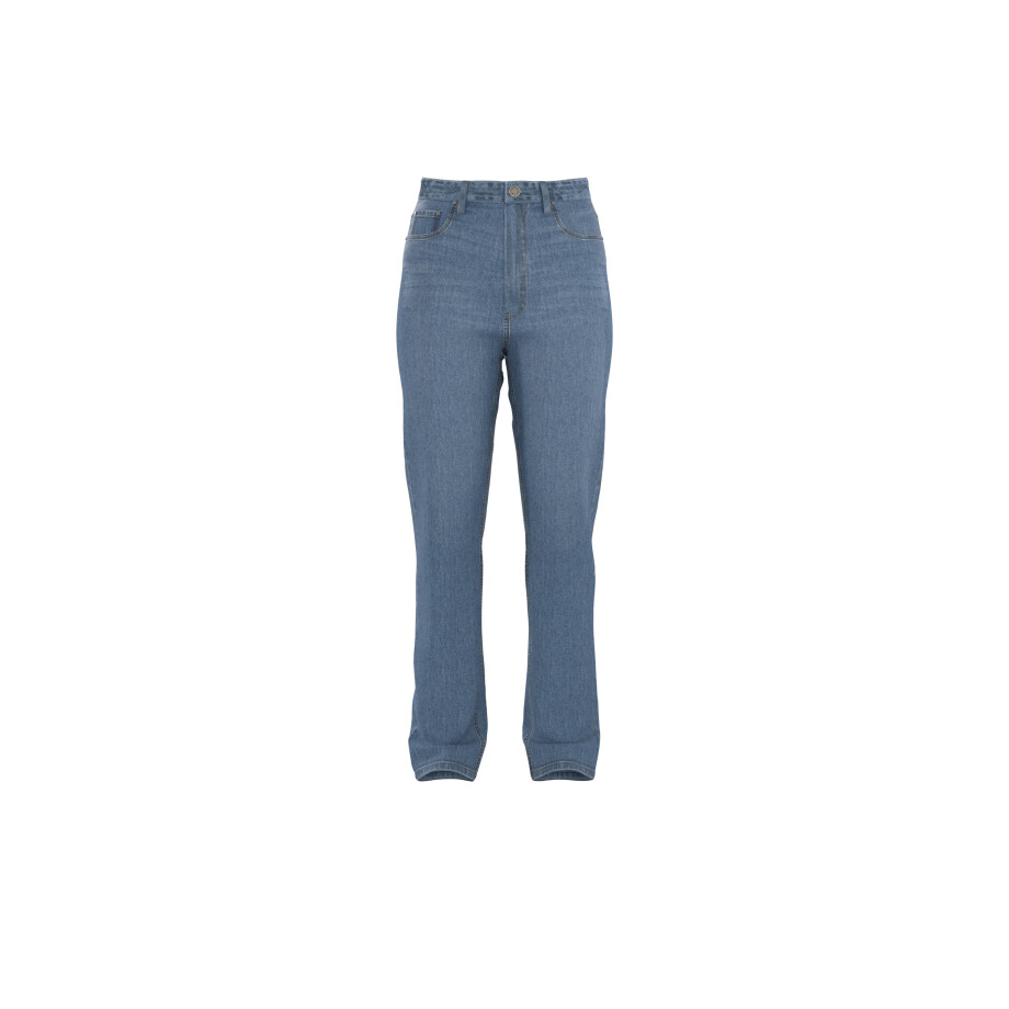 esmara Dames jeans - Straight Fit (Blauw, 40) afbeelding 1