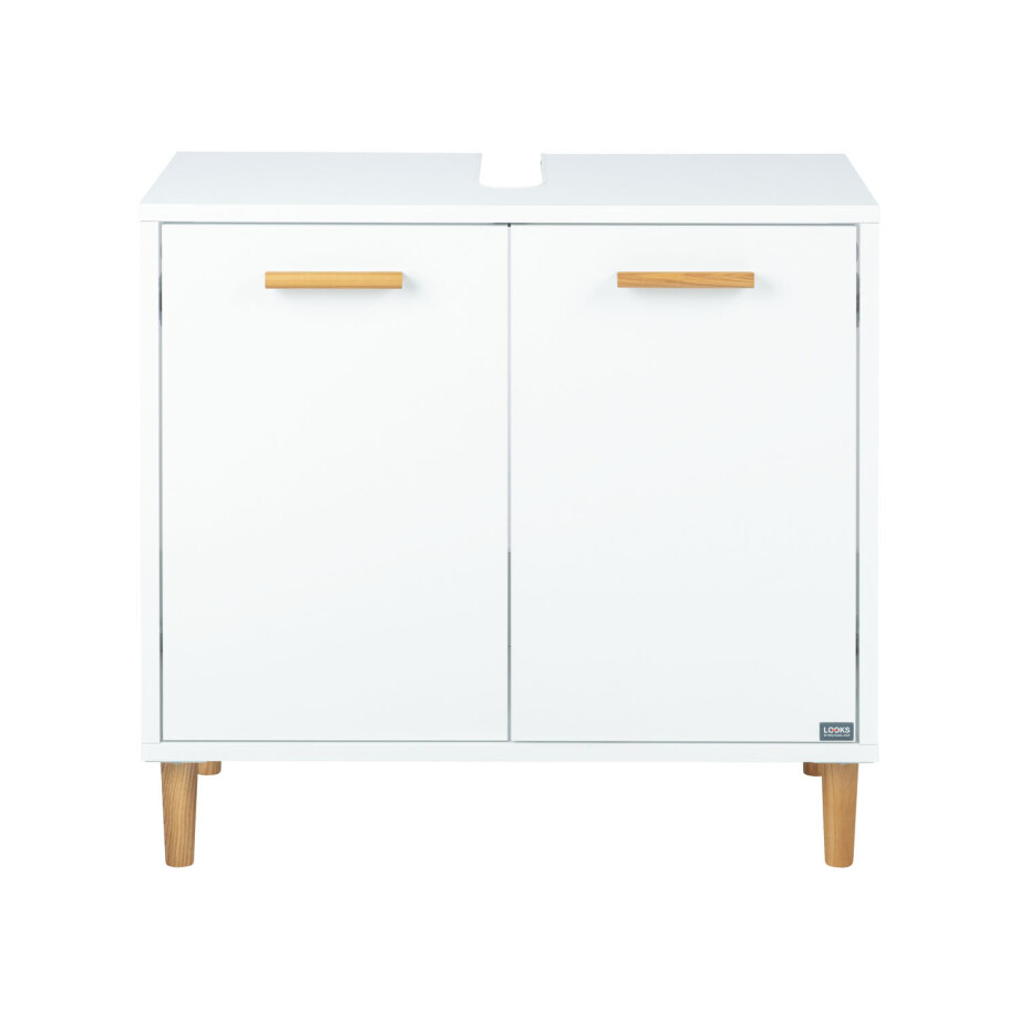 LOOKS by Wolfgang Joop Wastafelonderkast met softclose-functie, wit LOOKS by Wolfgang Joop Wastafelonderkast met softclose-functie, wit afbeelding 1