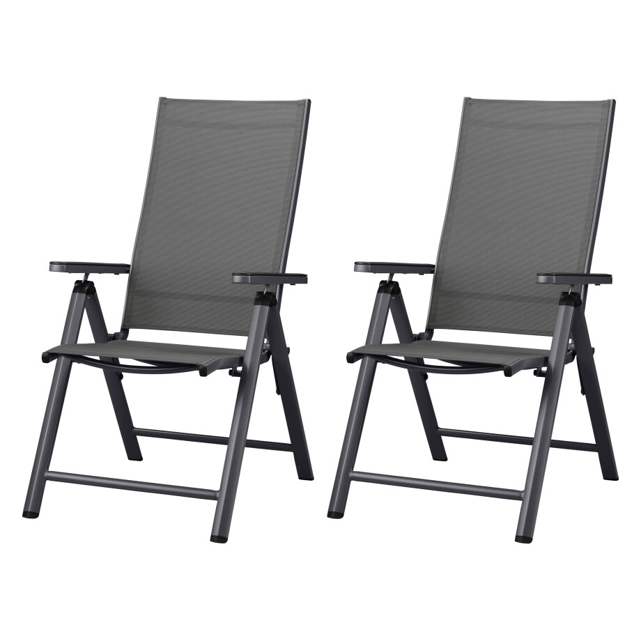 LIVARNO home 2 aluminium tuinstoelen Houston afbeelding 1
