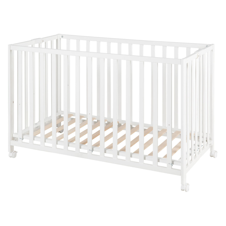 roba Baby opklapbed 60 x 120 cm (Wit) afbeelding 1