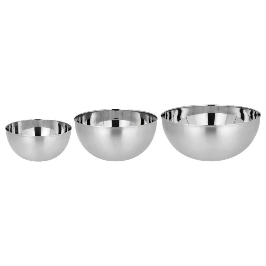 SILVERCREST Set van 3 RVS schalen afbeelding 1