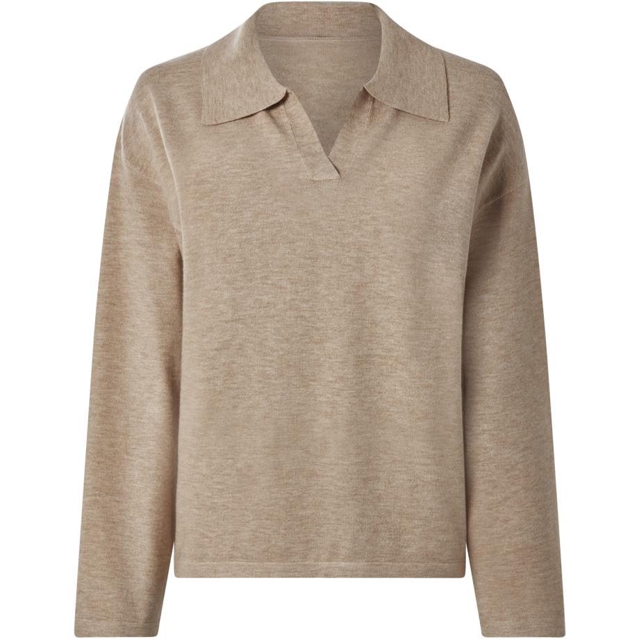 ESMARA Dames gebreide trui (Beige, L (44/46)) afbeelding 1