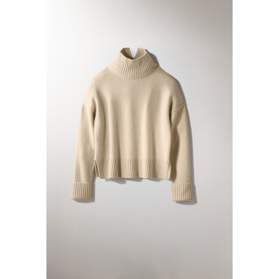 ESMARA Dames trui van wol (Beige, M (40/42)) afbeelding 1