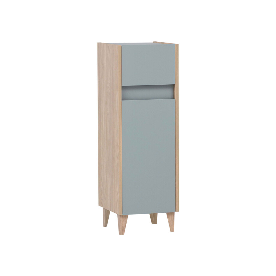 Schildmeyer Badkamerkast Elba (licht eiken / duifblauw, Breite: 30,2cm) afbeelding 1