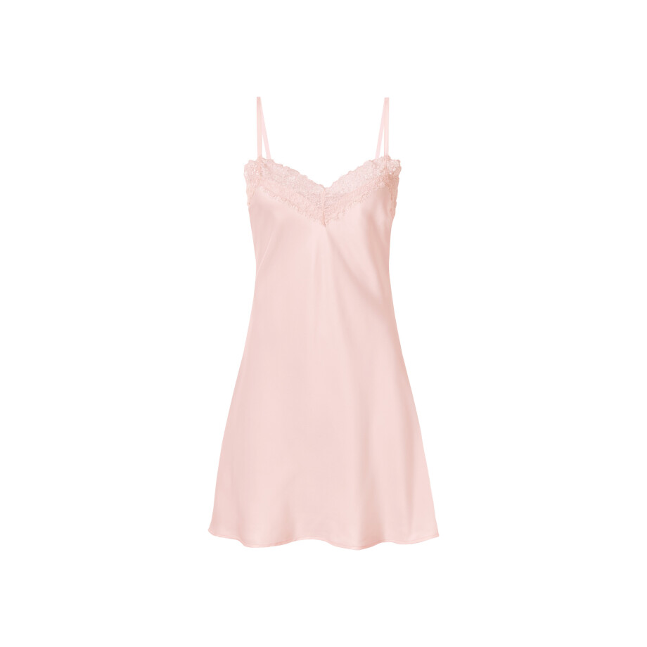 esmara Satijnen dames nachthemd (Roze, 38) afbeelding 1
