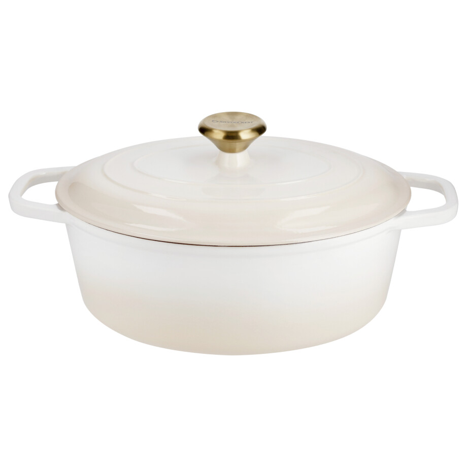 SILVERCREST Premium gietijzeren braadpan (Beige) SILVERCREST Premium gietijzeren braadpan (Beige) afbeelding 1