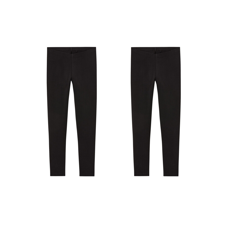 pepperts! 2 kinder leggings (158/164, Zwart) afbeelding 1