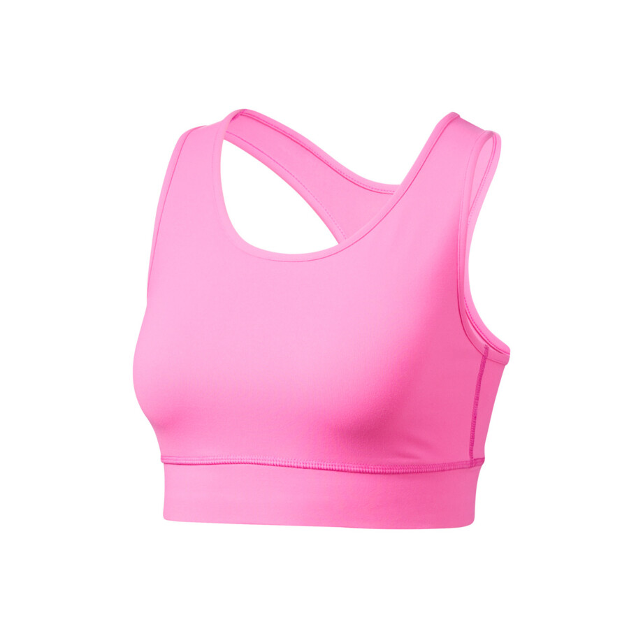 CRIVIT Dames verkoelende sport-BH medium level (roze, M (40/42)) afbeelding 1