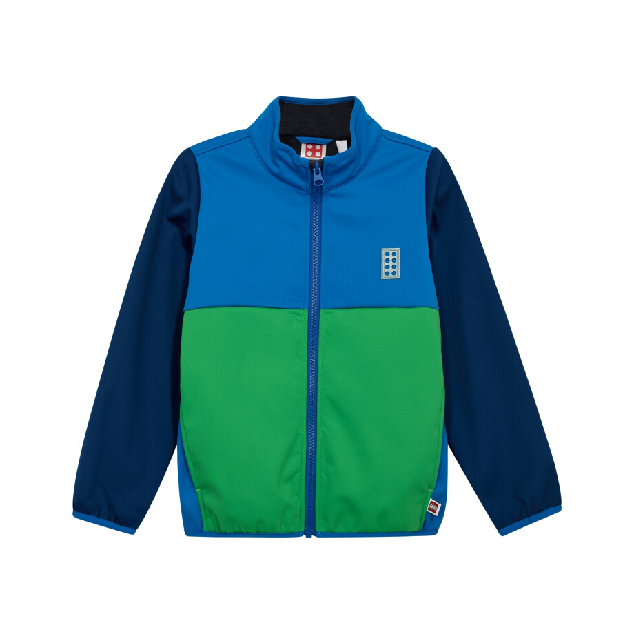 LEGO Wear Kinder softshelljas (Blauw/groen, 122/128) afbeelding 1