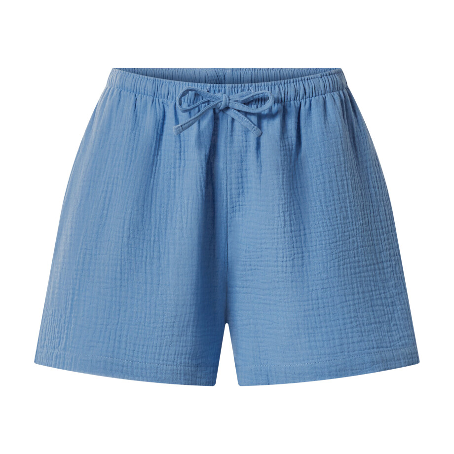 esmara Korte mousseline dames broek (Blauw, S (36/38)) afbeelding 1