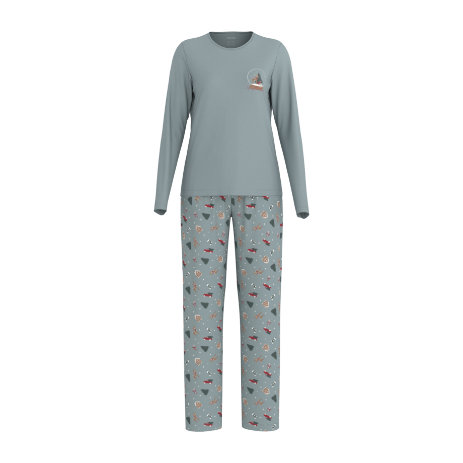 ESMARA Dames pyjama (Groen, L (44-46)) ESMARA Dames pyjama (Groen, L (44-46)) afbeelding 1