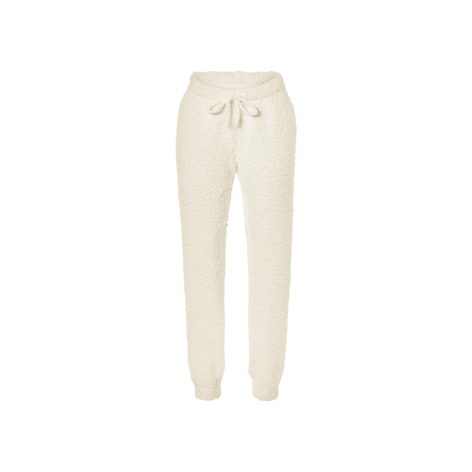 esmara Pluchen dames broek (Beige, M (40/42)) afbeelding 1