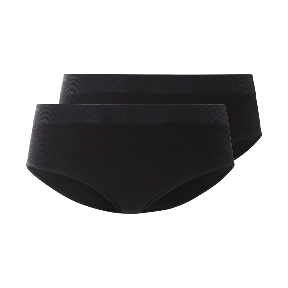ESMARA Dames Hipster, 2 stuks, seamless (Zwart, M (40/42)) ESMARA Dames Hipster, 2 stuks, seamless (Zwart, M (40/42)) afbeelding 1