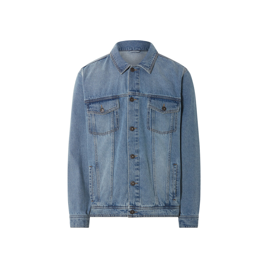 LIVERGY Spijkerjas heren (Lichtblauw, XL) afbeelding 1