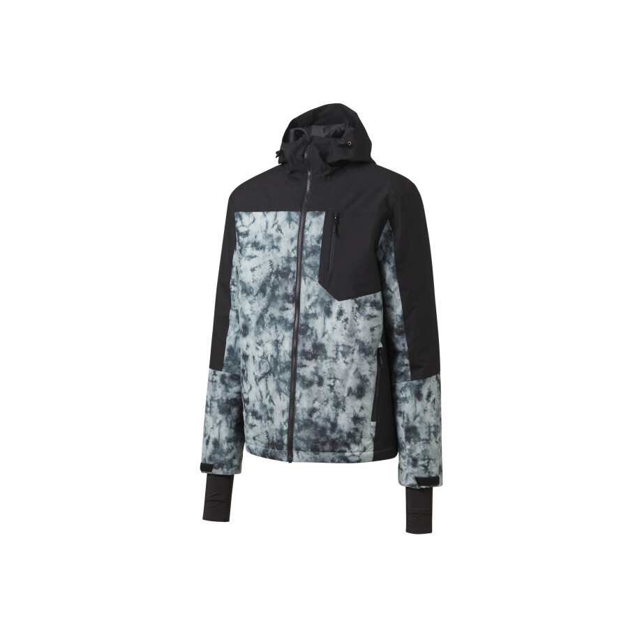 CRIVIT Heren ski-jas Classic (Zwart/print, XL (56/58)) afbeelding 1