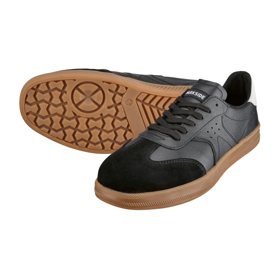 PARKSIDE Heren werkschoenen S1, van leer (Zwart, 45) PARKSIDE Heren werkschoenen S1, van leer (Zwart, 45) afbeelding 1