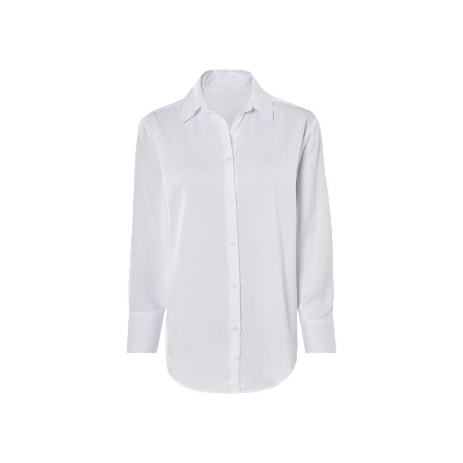 esmara Satijnen dames blouse (Wit, 40) afbeelding 1
