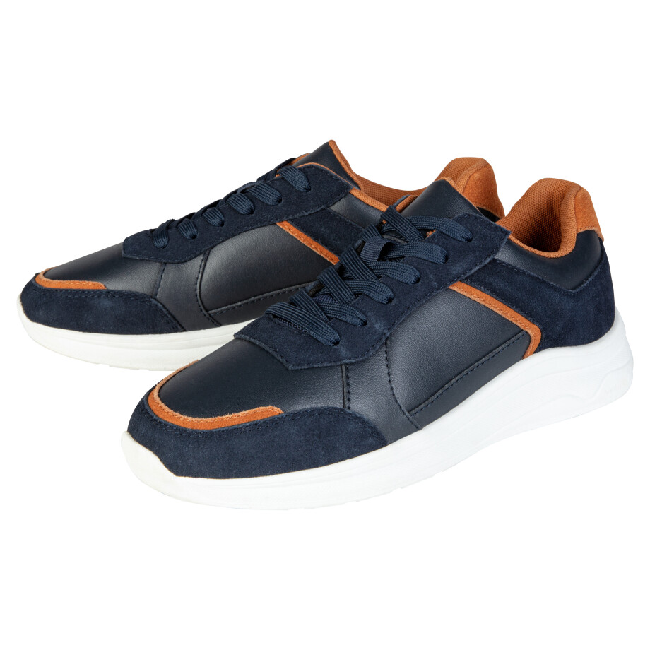 LIVERGY Heren schoenen (Marineblauw, 43) afbeelding 1