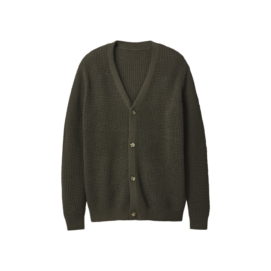 esmara Men Gebreid heren vest (Groen, M) esmara Men Gebreid heren vest (Groen, M) afbeelding 1