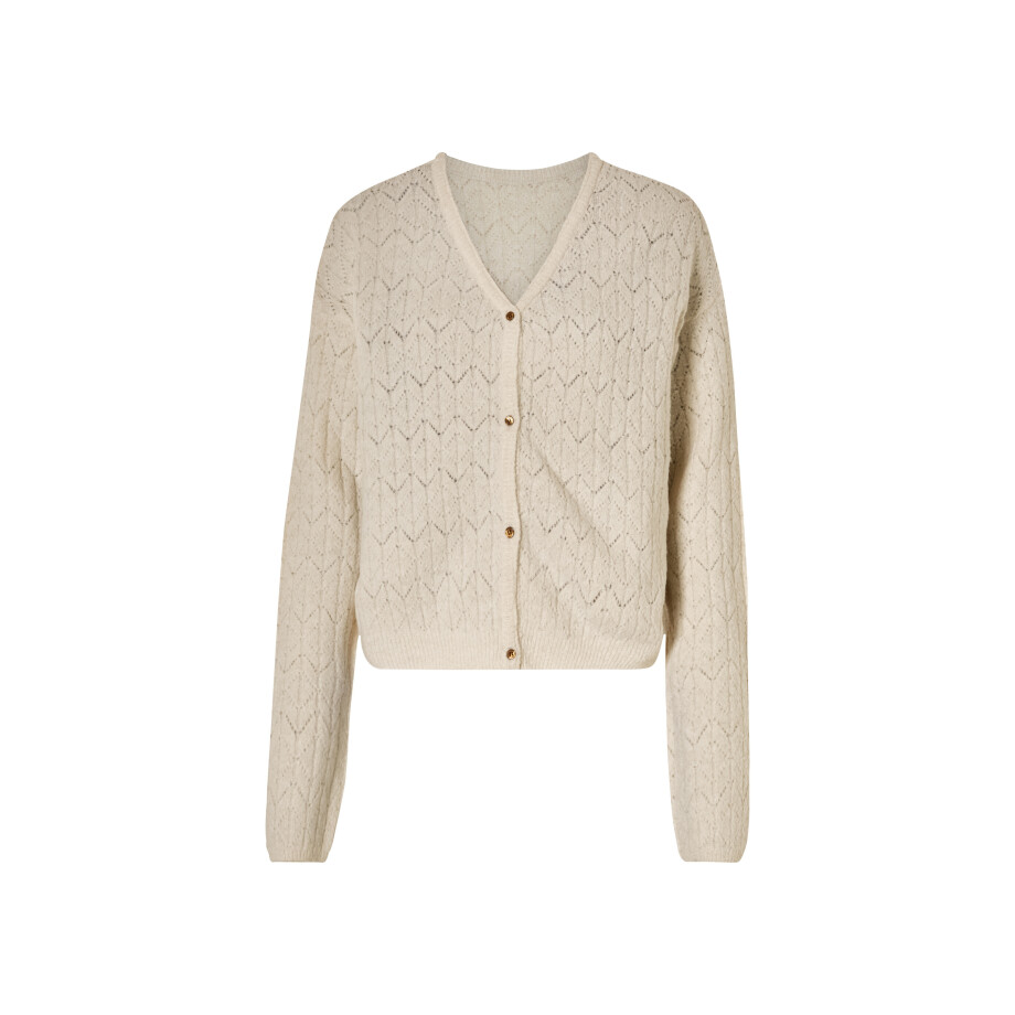 esmara Gebreid dames vest (Beige, L (44/46)) afbeelding 1