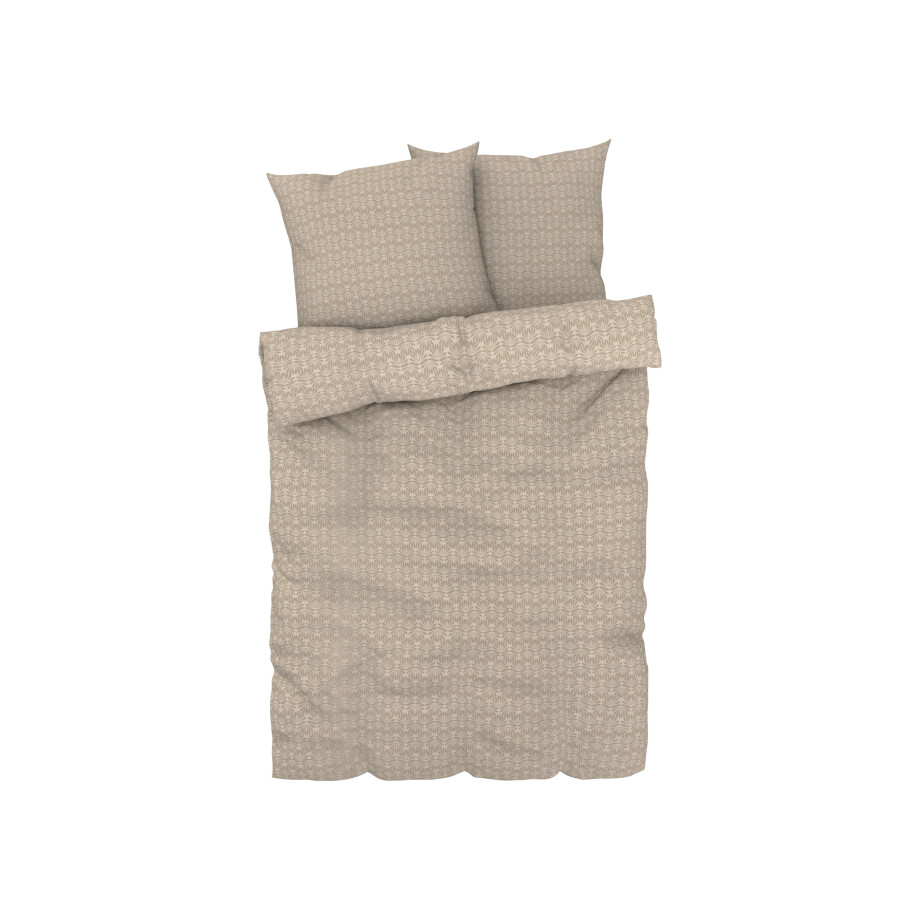 LIVARNO home Dekbedovertrek 200 x 200 cm (ornament beige) afbeelding 1